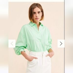 Pistola Light Green Button Down Shirt